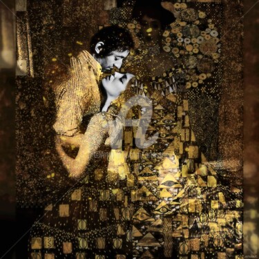 Digital Arts με τίτλο "Serge and Jane" από Isabelle Cussat (Artassuc), Αυθεντικά έργα τέχνης, Κολάζ