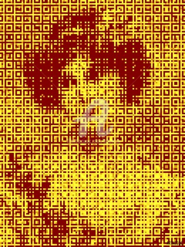 Arts numériques intitulée "Portrait jaune1" par Isabelle Cussat (Artassuc), Œuvre d'art originale, Photo montage