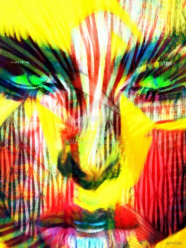 Face Arts numériques intitulée "Face" par Isabelle Cussat (Artassuc), Œuvre d'art originale, Photo montage