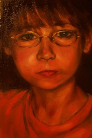 Painting titled "Portrait by Prof. V…" by Art Atelier, Original Artwork