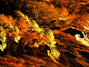 Digital Arts titled "Courant d'automne" by Artauxmurs, Original Artwork, Digital Painting