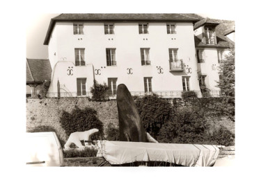 Photographie intitulée "L'ours La Baleine l…" par Ludovic Cussigh, Œuvre d'art originale, Photographie numérique