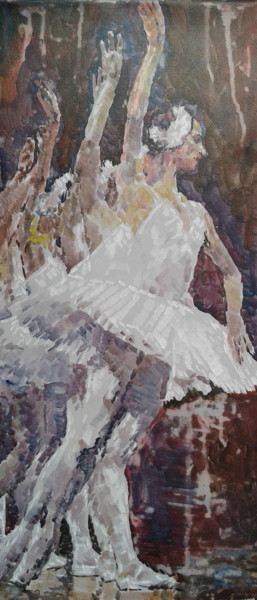 Картина под названием "ballet" - Bolotbek Mambetov, Подлинное произведение искусства