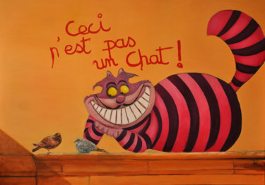 Картина под названием "Ceci n'est pas un c…" - Sebastien Devore (Art-bracadabrac), Подлинное произведение искусства, Масло У…