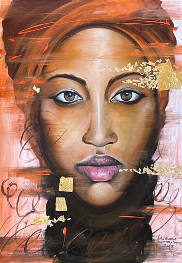 “African soul” Pintura titulada "“African soul”" por Jasenka Kapitanovic, Obra de arte original, Oleo