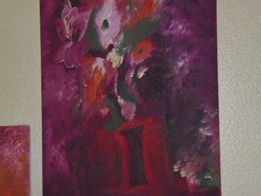 Painting titled "floral4" by Artbye, Original Artwork