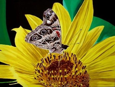 Painting titled "Butterfly" by Renata Sajko, Original Artwork