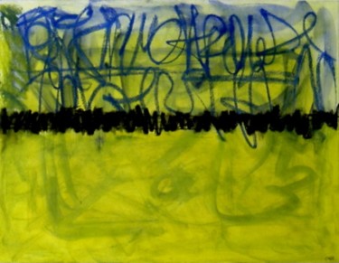 Картина под названием "ORAGE A L'HORIZON" - Cab Apert Claude, Подлинное произведение искусства