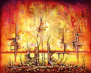 Gravures & estampes intitulée "Sun Shine on my Min…" par Angu Walters, Œuvre d'art originale, Tirage argentique