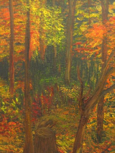 Painting titled "Deep in the Ontario…" by Adele Steinberg, Original Artwork