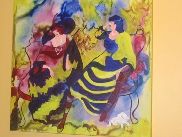 Painting titled "Show Girls" by Adele Steinberg, Original Artwork