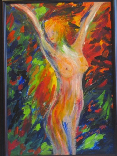 Painting titled "Freedom" by Adele Steinberg, Original Artwork, Oil