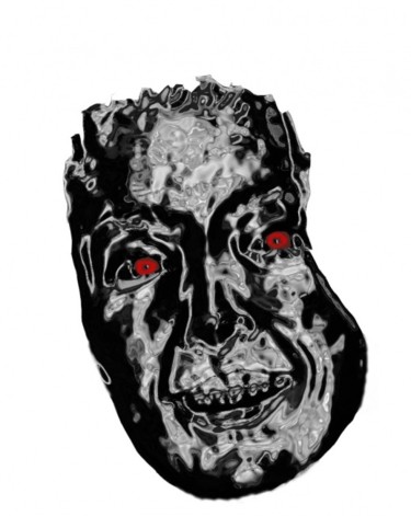 Arts numériques intitulée "Masque 2" par Cfm, Œuvre d'art originale