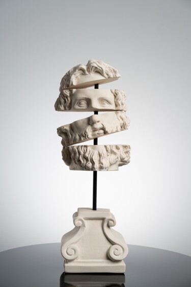 Rzeźba zatytułowany „Zeus of Olympus Han…” autorstwa Dervis Yusuf Akdemir, Oryginalna praca, Gips