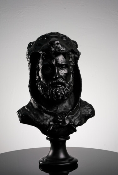 Sculpture titled "Hercules’ First Lab…" by Dervis Yusuf Akdemir, Original Artwork, Resin