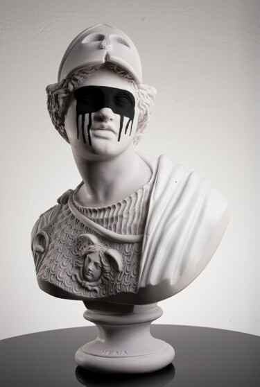 雕塑 标题为“The Dark Side Of At…” 由Dervis Yusuf Akdemir, 原创艺术品, 树脂