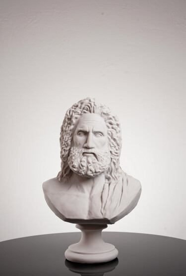 Sculpture titled "Power of Zeus Handm…" by Dervis Yusuf Akdemir, Original Artwork, Resin