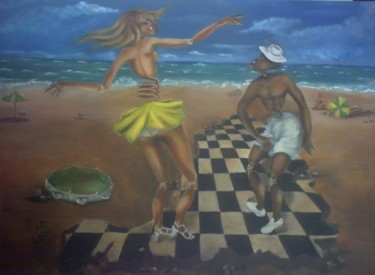 Painting titled "Samba" by Visual Art Web, Original Artwork