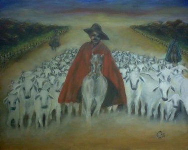 Painting titled "the Three Wise Men" by Visual Art Web, Original Artwork