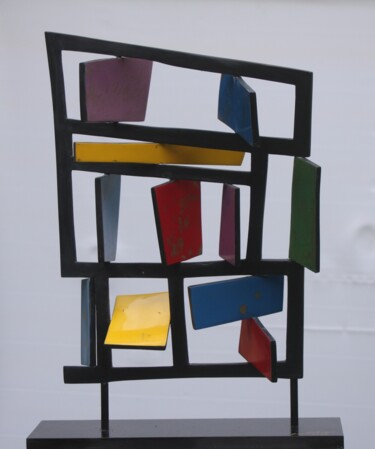 Sculpture titled "Ouvertures" by Dominique Andre, Original Artwork, Resin