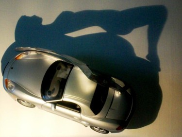 Скульптура под названием "La Porsche" - Paul Pacotto, Подлинное произведение искусства