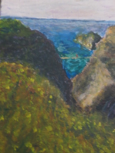 Painting titled "Paysage irlandais" by Artcouleur S, Original Artwork