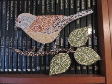 Sculpture intitulée "Oiseau mosaïque" par Artcouleur S, Œuvre d'art originale