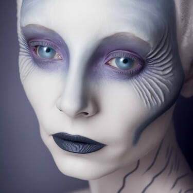 Arts numériques intitulée "Coquette Alien" par Artcypia, Œuvre d'art originale, Image générée par l'IA