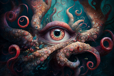 Digital Arts titled "Cycloptopus" by Artcypia, Original Artwork, AI generated image