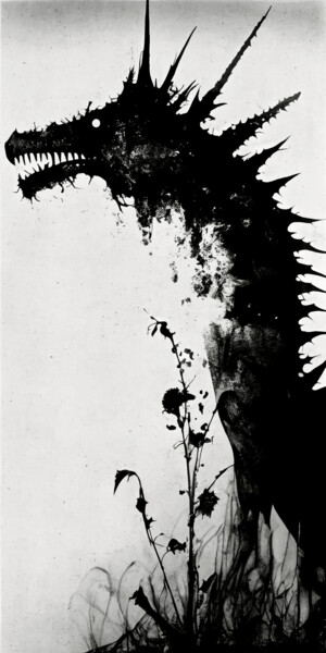Digital Arts titled "Dragon" by Artcypia, Original Artwork, AI generated image