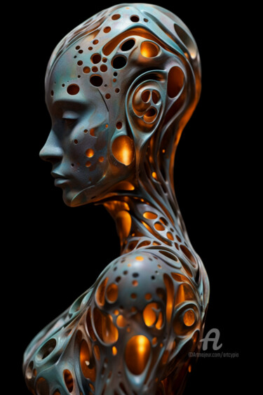 "Homnia Titania" başlıklı Dijital Sanat Artcypia tarafından, Orijinal sanat, AI tarafından oluşturulan görüntü