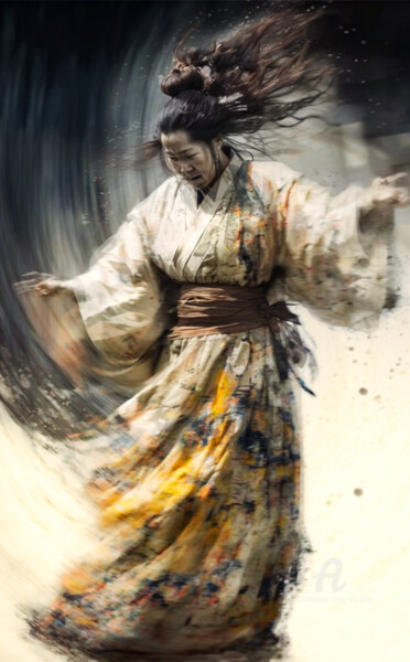 Digital Arts titled "Aikido" by Artcypia, Original Artwork, Digital Collage
