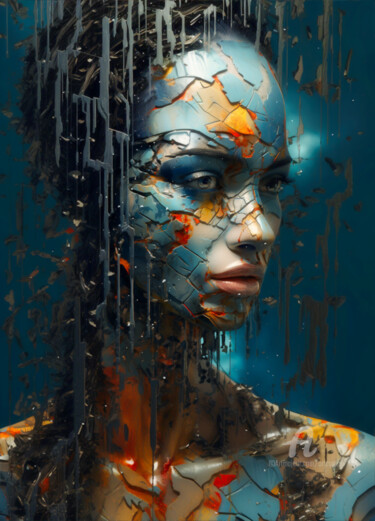Digital Arts titled "Fade away" by Artcypia, Original Artwork, AI generated image
