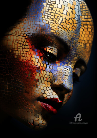 Arte digital titulada "Carapace 01" por Artcypia, Obra de arte original, Imagen generada por IA