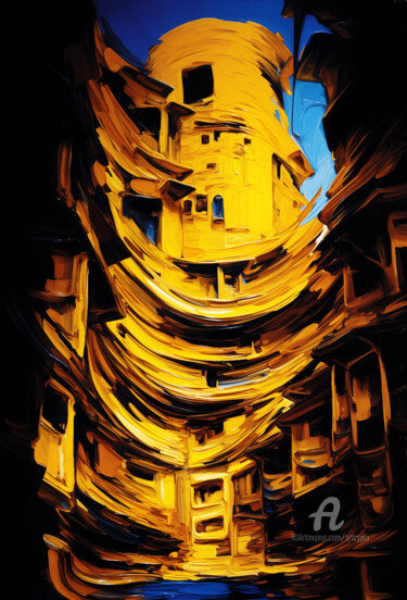 Digital Arts titled "Minaret" by Artcypia, Original Artwork, AI generated image
