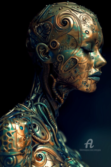Digital Arts titled "Embodiment of a Cyb…" by Artcypia, Original Artwork, AI generated image