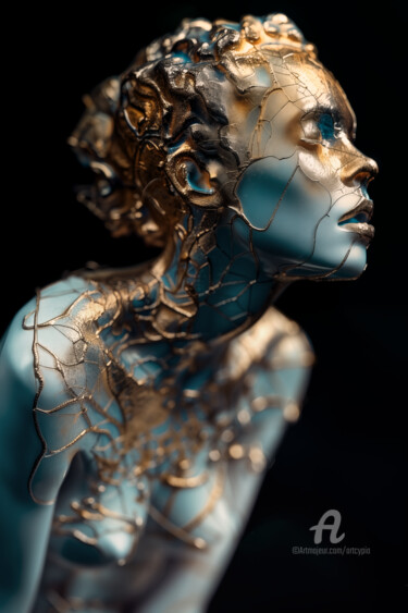 Arts numériques intitulée "L'éveil" par Artcypia, Œuvre d'art originale, Image générée par l'IA