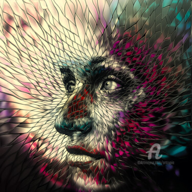 Arts numériques intitulée "L'éveillé" par Artcypia, Œuvre d'art originale, Collage numérique