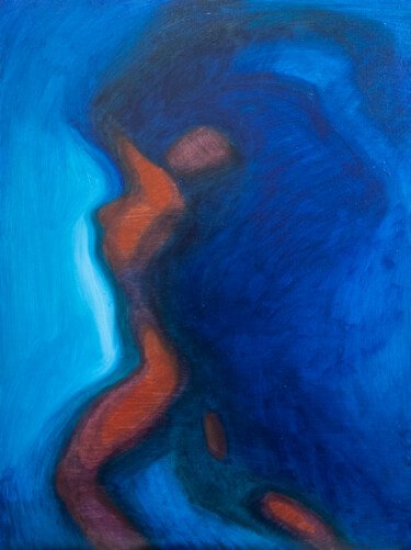 Malarstwo zatytułowany „Freedom | nude woma…” autorstwa Anastasiya Dashevskaya, Oryginalna praca, Olej