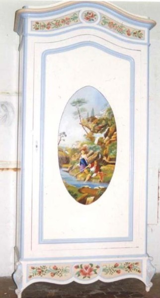 Peinture intitulée "Meubles peints par…" par Christian Geai, Œuvre d'art originale, Autre