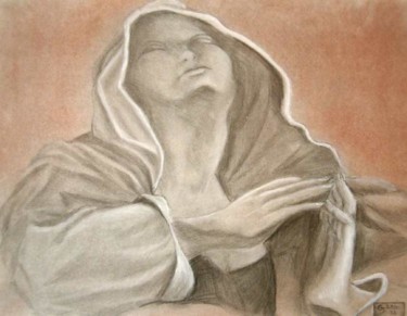 Peinture intitulée "sanguine" par Christian Geai, Œuvre d'art originale, Huile