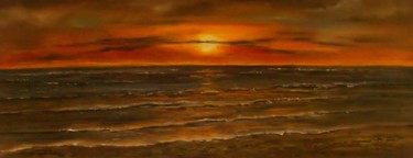 Pintura intitulada "Nordsee 3" por Hans-Peter Emons, Obras de arte originais, Óleo