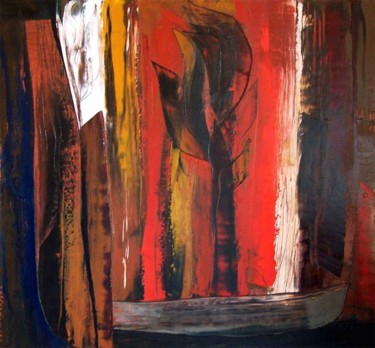 Картина под названием "Erinnerung" - Djoma Djumabaeva, Подлинное произведение искусства, Масло