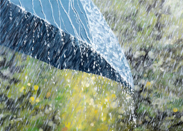 "ombrello in posa" başlıklı Tablo Accarò tarafından, Orijinal sanat, Petrol