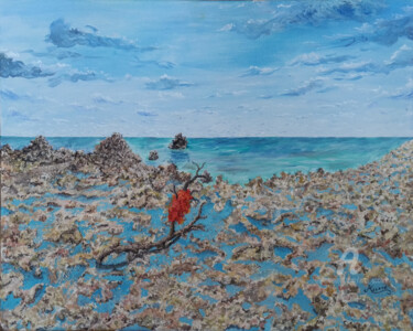 Pittura intitolato "Dispersi 2" da Accarò, Opera d'arte originale, Olio