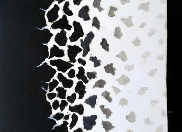 Картина под названием "Fragmentation" - Accarò, Подлинное произведение искусства, Масло