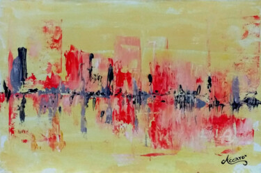 Pintura titulada "Skyline Manhattan" por Accarò, Obra de arte original, Esmalte