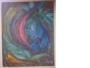 Painting titled "Arcobaleno" by Angelo Pisciotta, Original Artwork