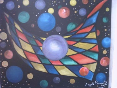 Painting titled "Aquilone" by Angelo Pisciotta, Original Artwork