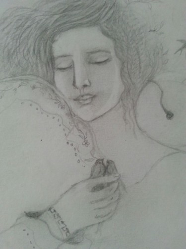 Drawing titled "Salen o entran ? Lo…" by Maika, Original Artwork, Pencil